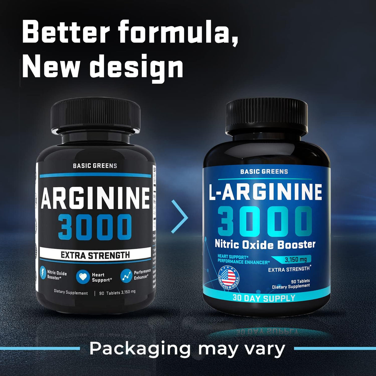 Suplemento L arginina para hombres y mujeres 90 tabletas