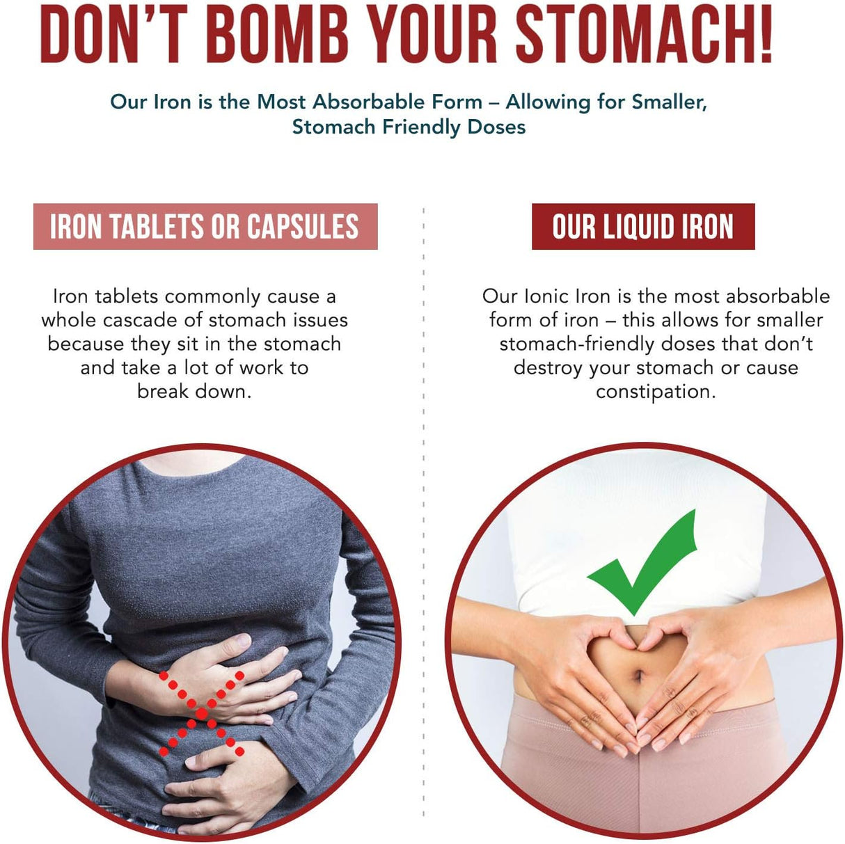Suplemento iónico de hierro líquido (236 porciones)