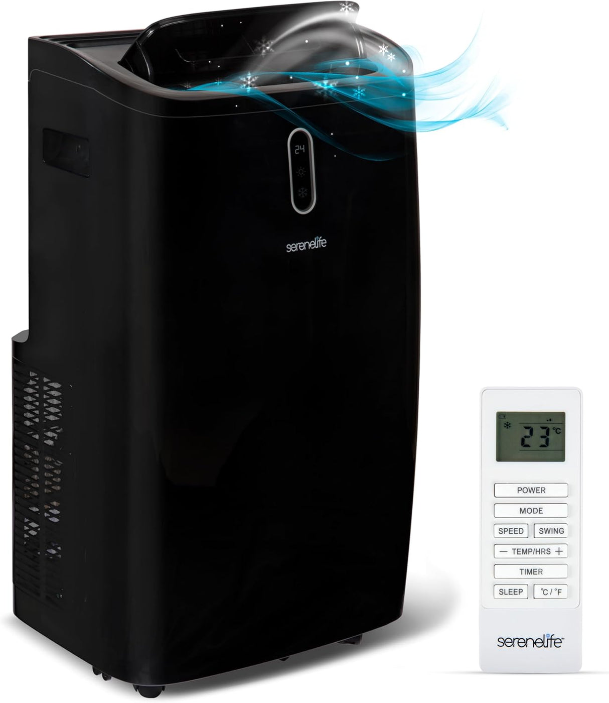 Aire acondicionado portátil 3 en 1 SereneLife 14000 BTU SLPAC408B