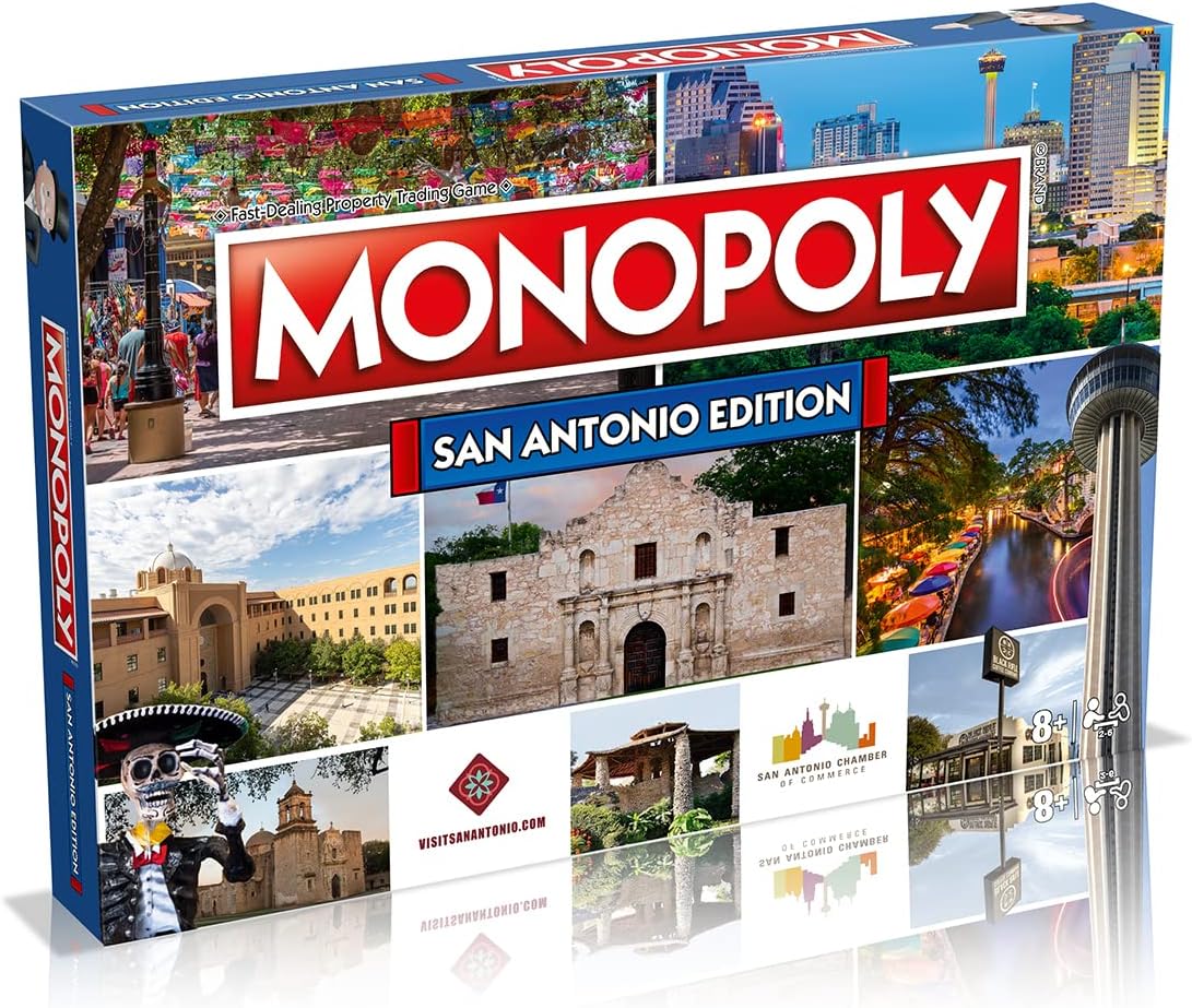 Juego de Mesa MONOPOLY Edición San Antonio para 2-6 Jugadores