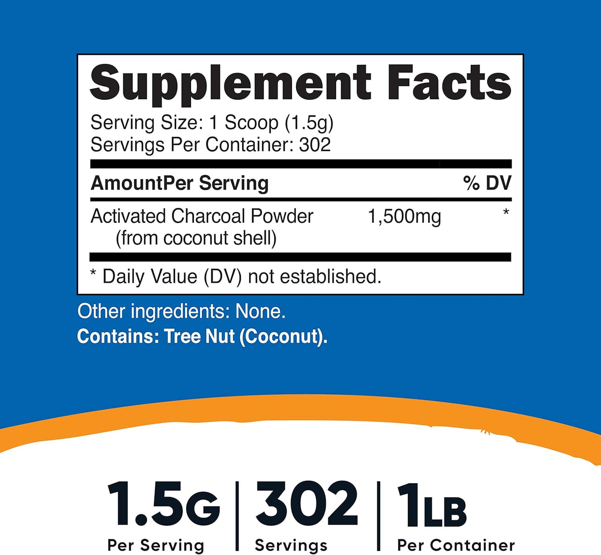 Suplementos Alimenticios Polvo de carbón activado