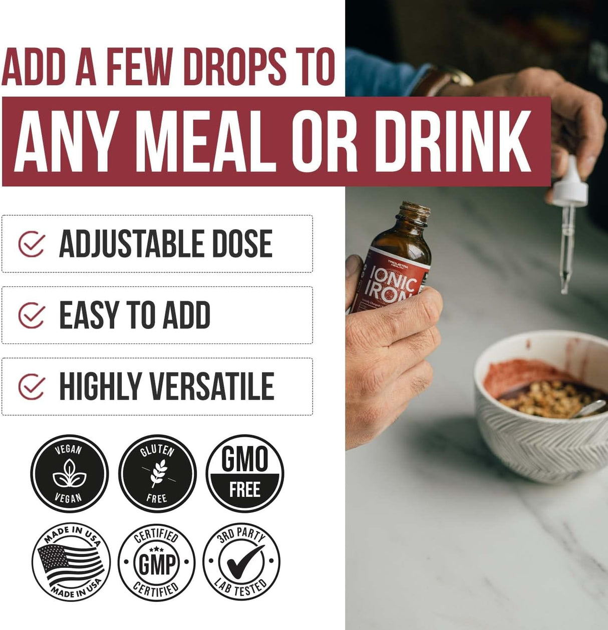 Suplemento iónico de hierro líquido (236 porciones)