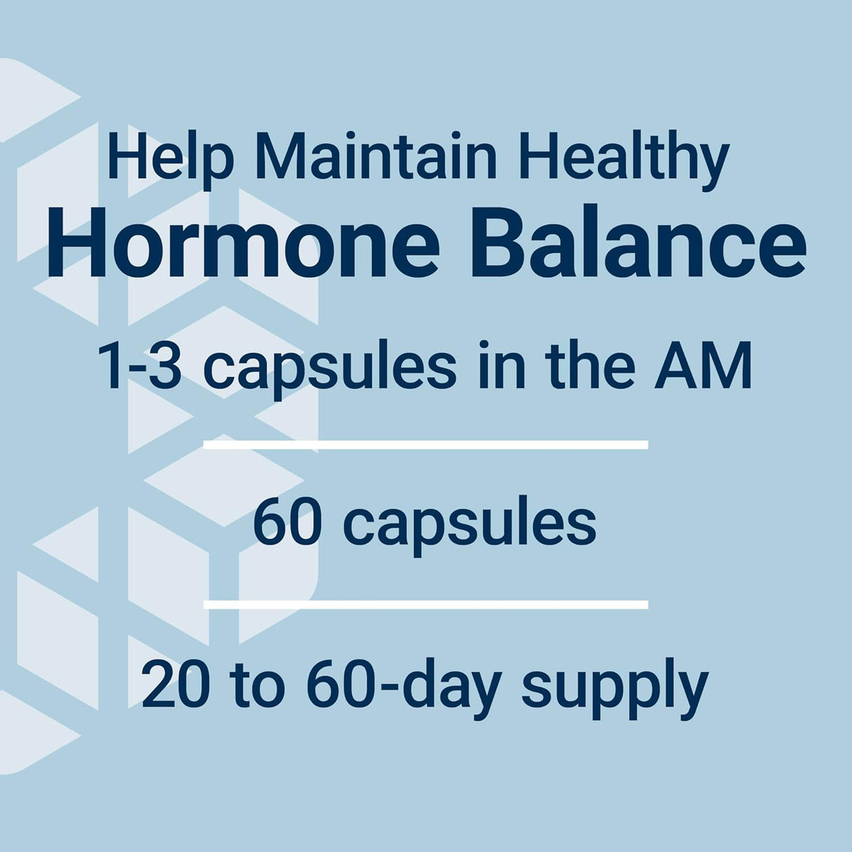 Suplemento para el equilibrio hormonal 60 Cápsulas