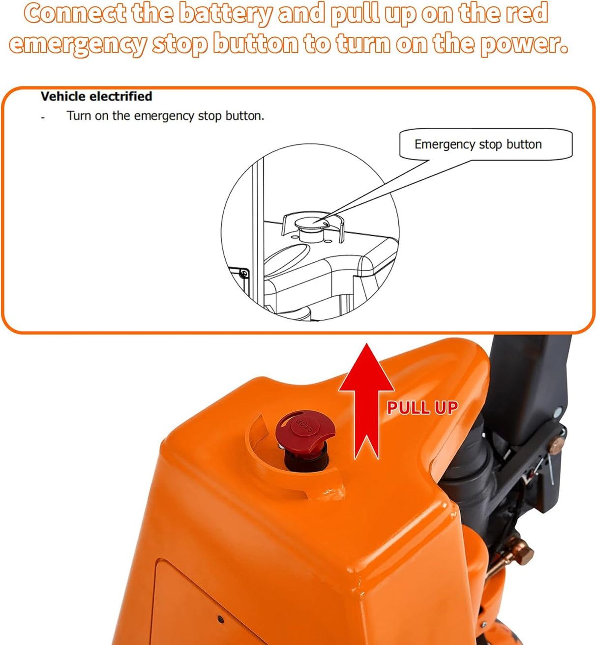 Carretilla Elevadora Eléctrica Tory 3,300lbs Batería de Litio