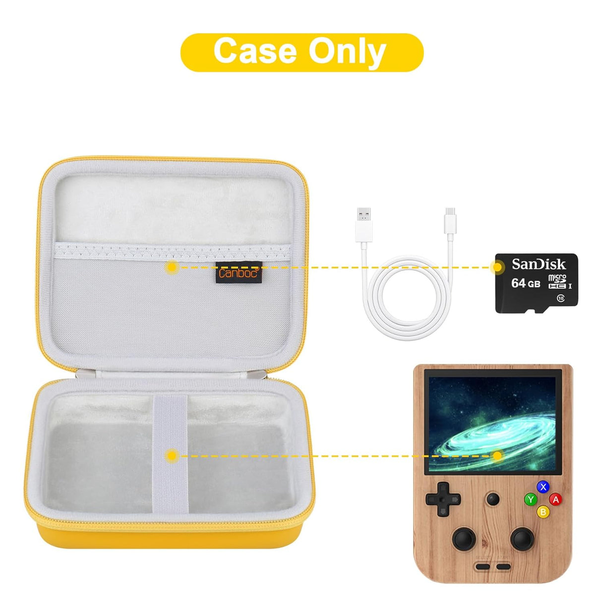 estuche de almacenamiento para consola de videojuegos