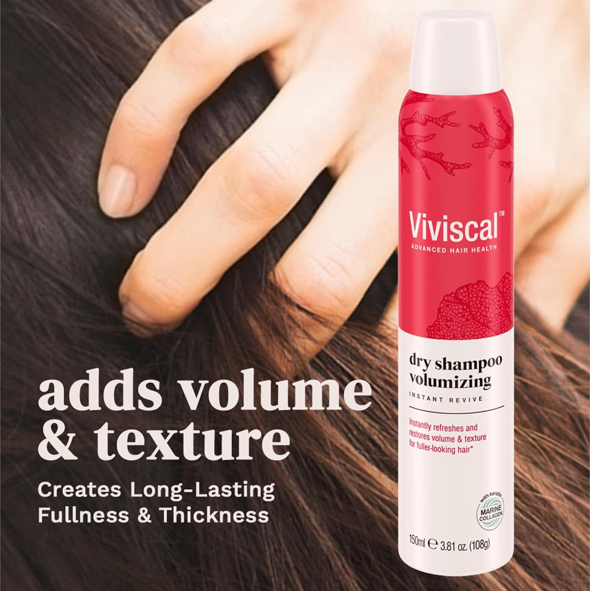 Viviscal Champú seco voluminizador,absorbe el aceite 5.1 oz