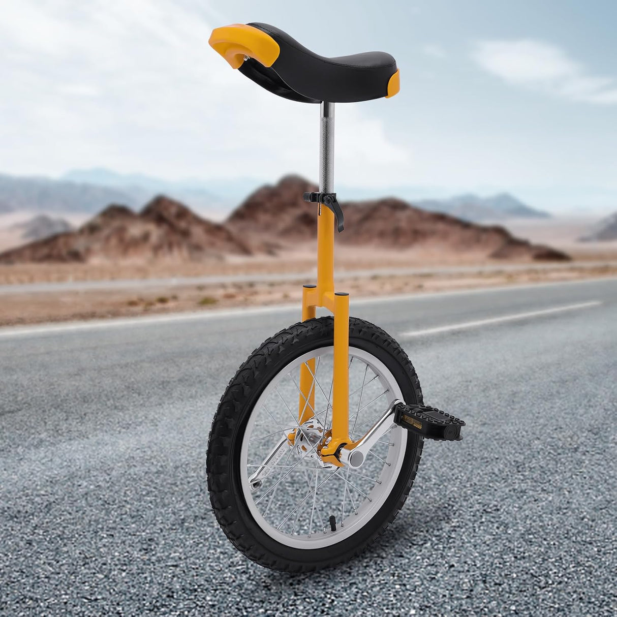 Unicycle Ajustable 16 para Ejercicios y Actuaciones Circus