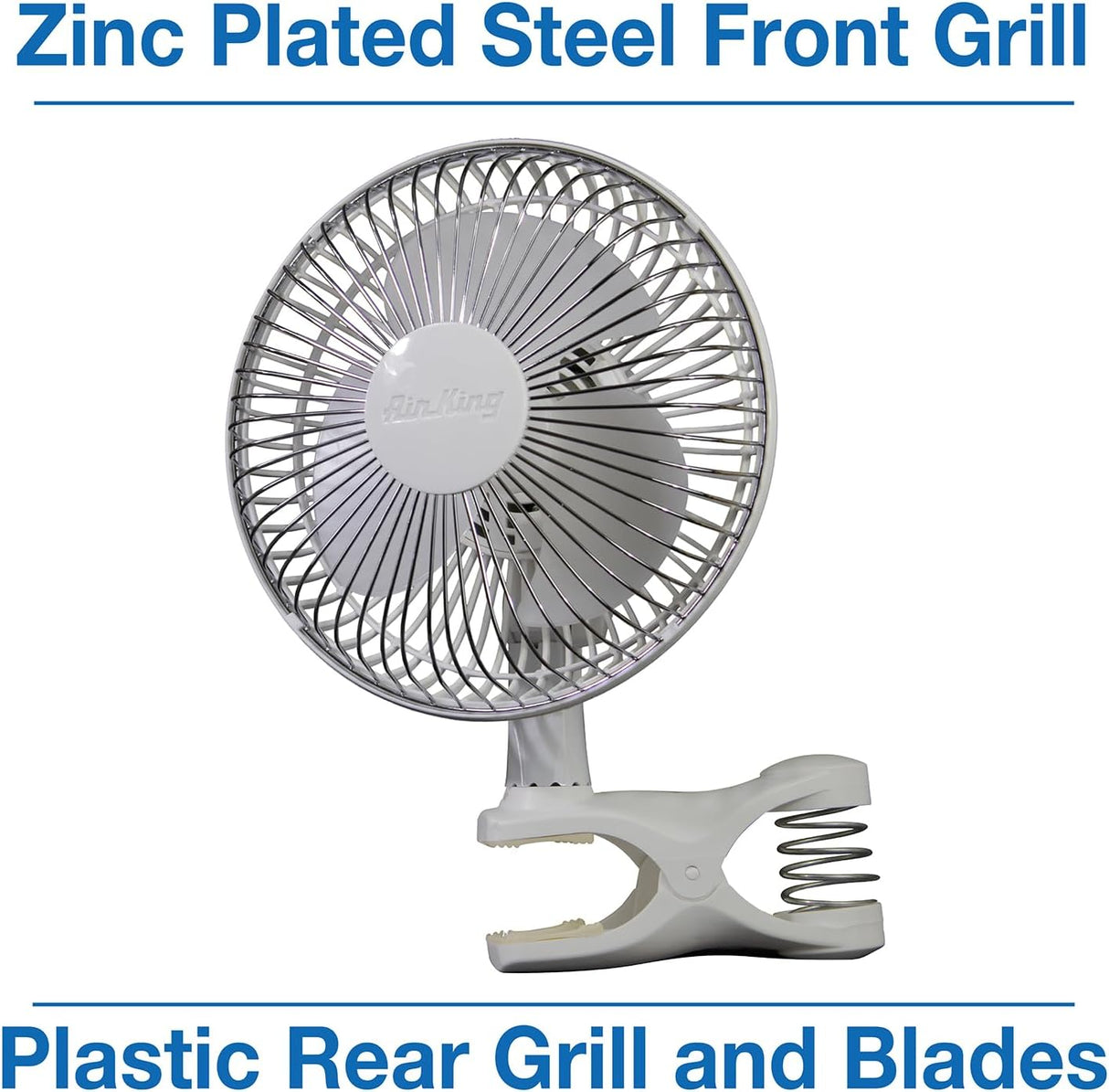 Ventilador Clip-On 2 Velocidades Air King 9145 de 6 Pulgadas