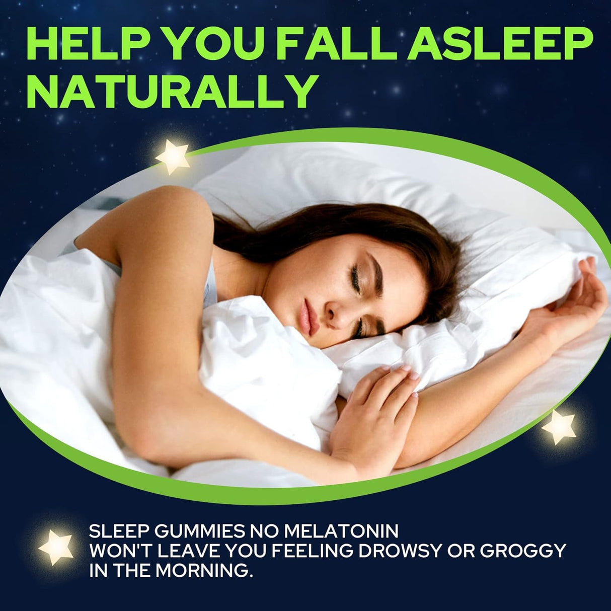 Suplemento gomitas de ayuda para dormir para adultos GABA