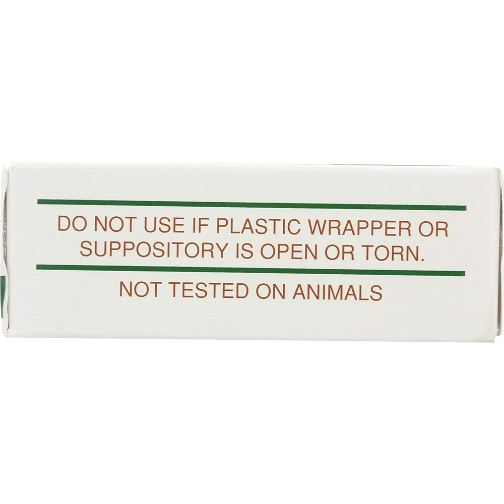 Supositorios vaginales con aceite, 6 unidades color blanco