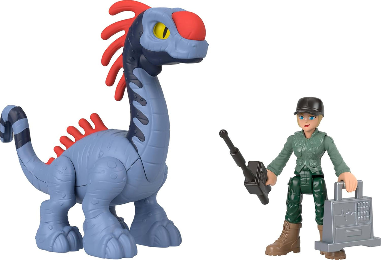 Set de figuras Fisher-Price Imaginext Jurassic World con 5 dinosaurios y lanzador