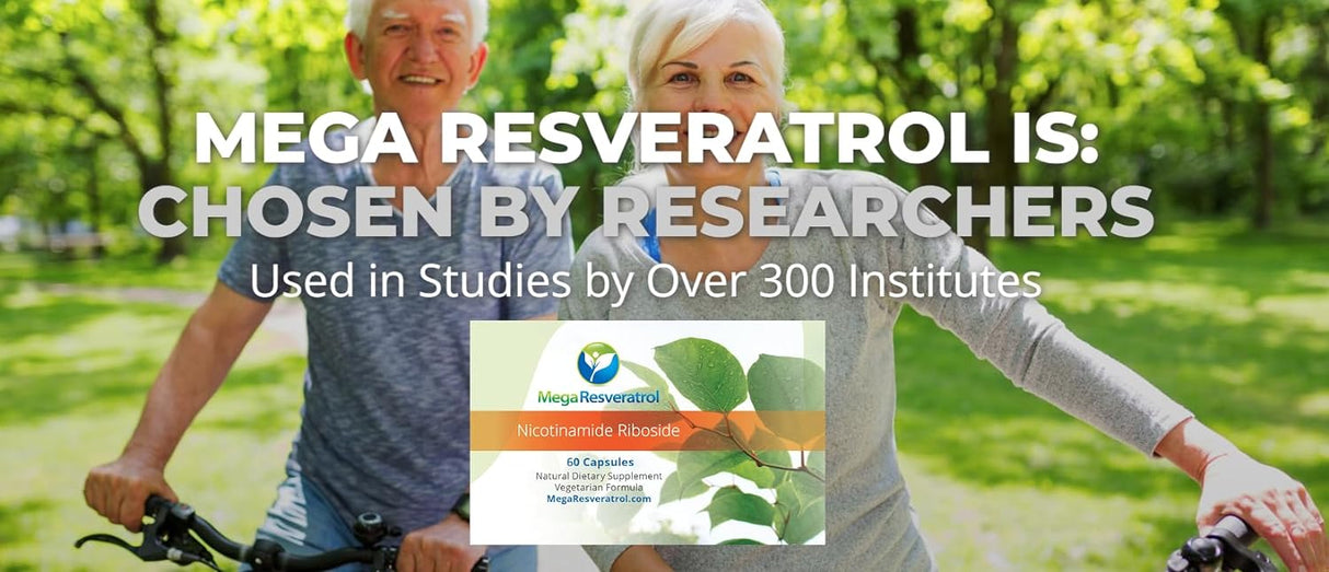 Mega Resveratrol Nicotinamida NR. 99% Puro, Micronizado, Vegano