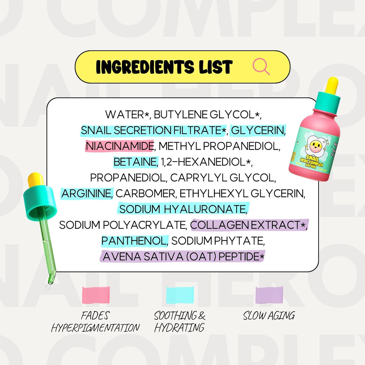 Suero Facial de Baba de Caracol 85% para Piel Sensible