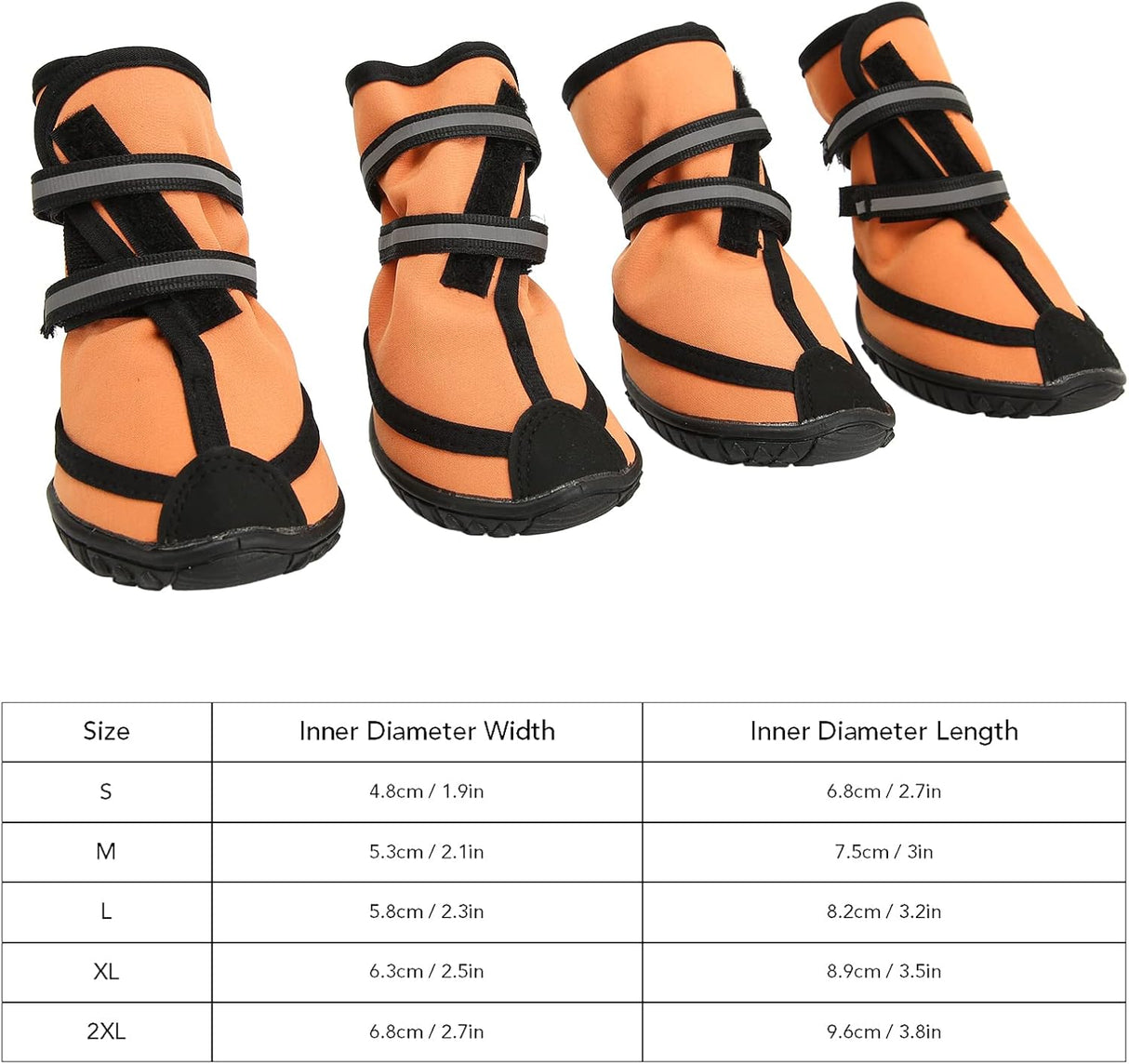 Botas para perros, Paw Protector, Antideslizantes, Tamaño M