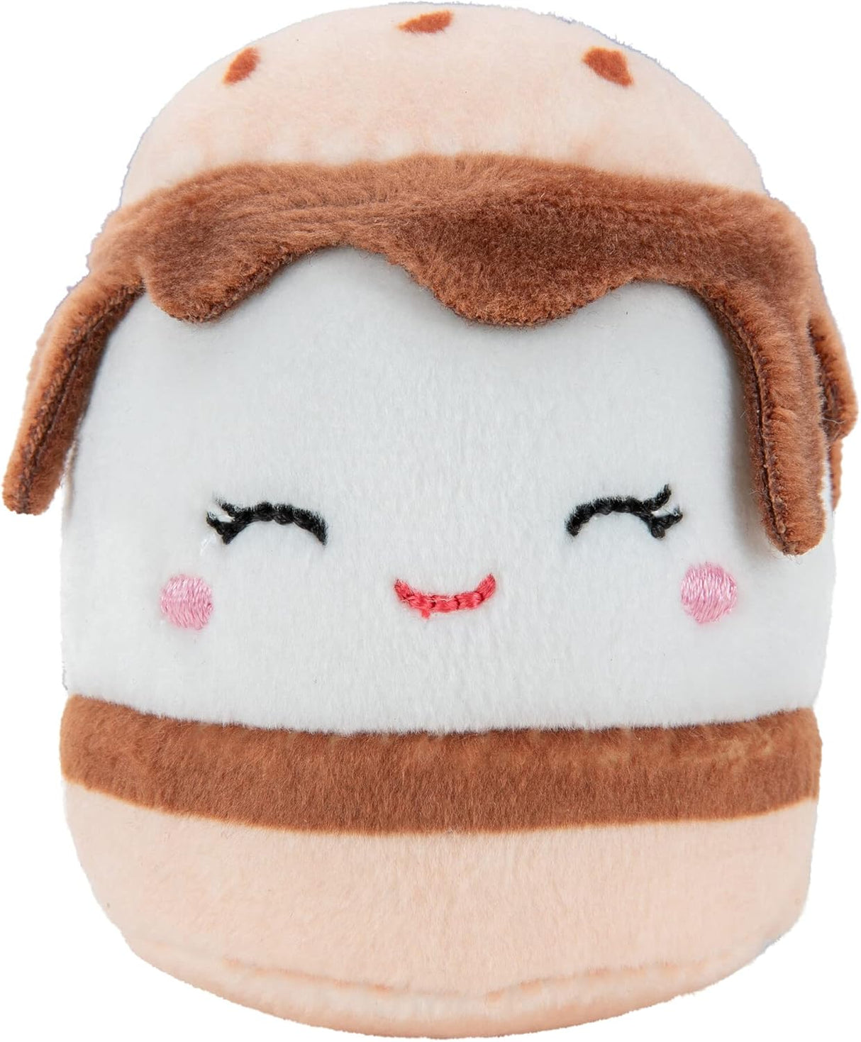 Peluches Squishville Sweet Tooth Squad - Bernice, Chanel, Cinnamon, Carmelita, Maya y Clara