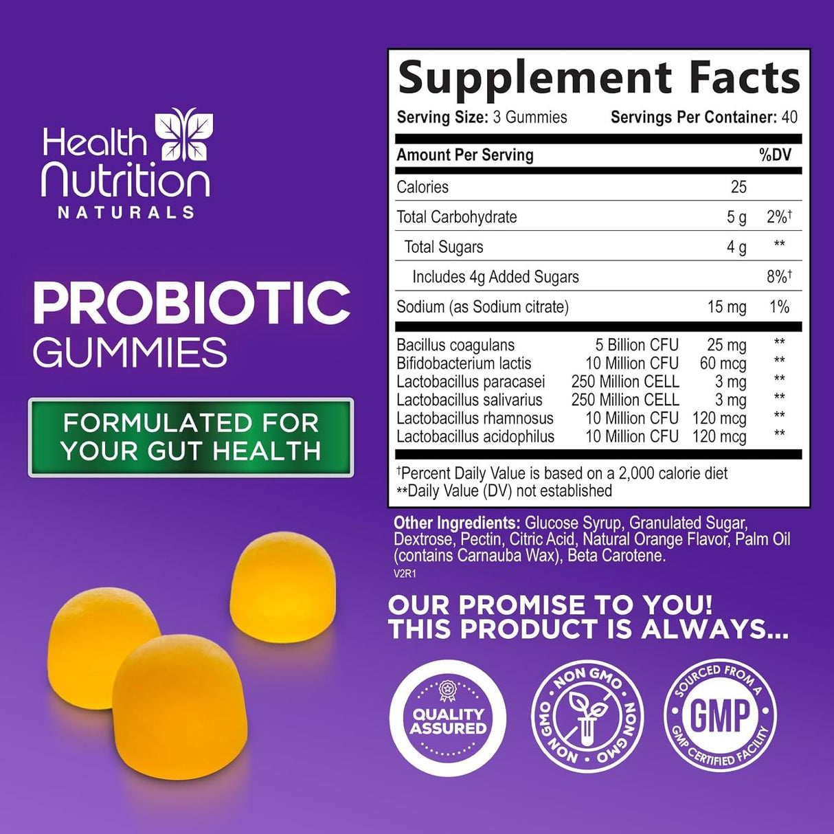 Suplemento probiótico extra fuerte de apoyo para la salud