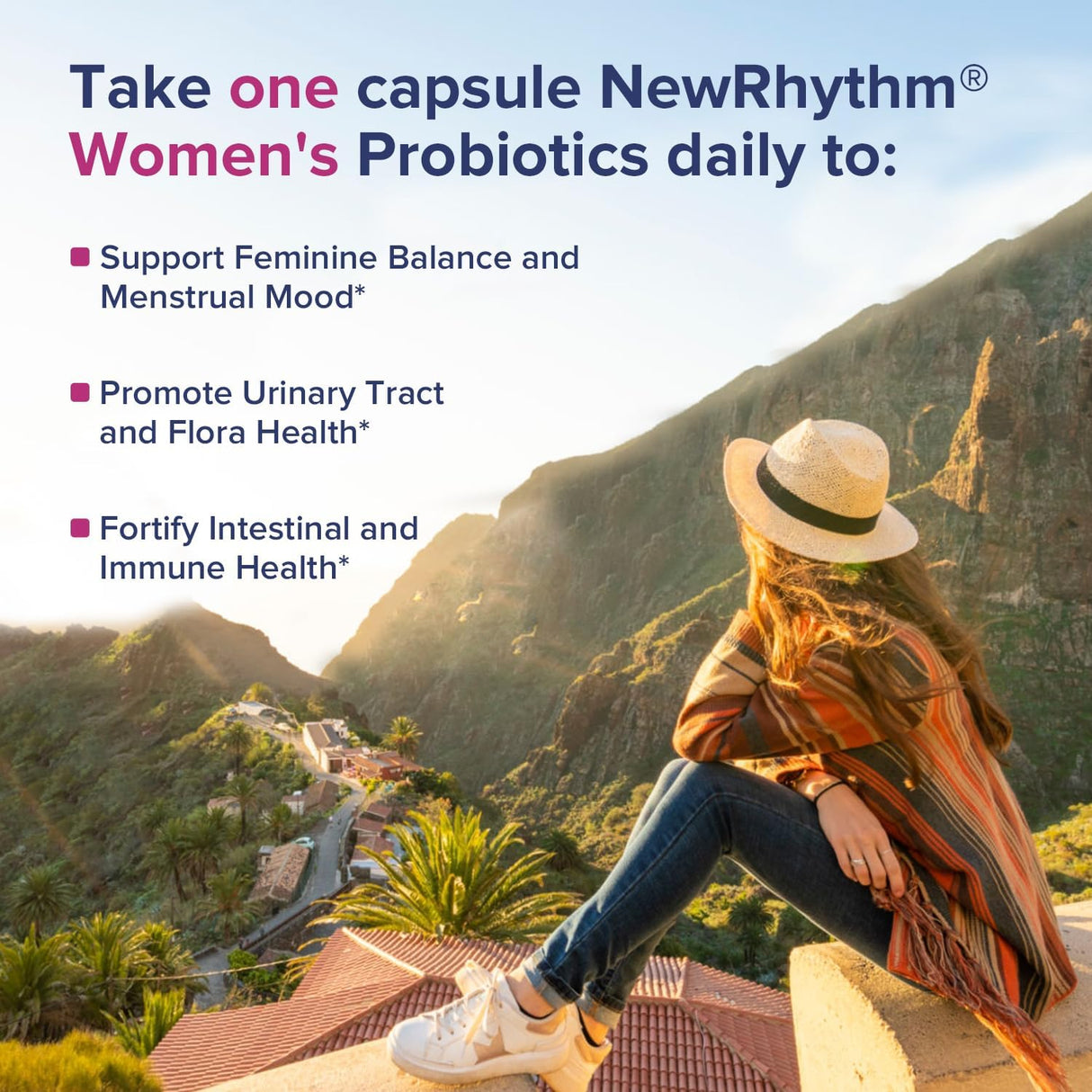 Probióticos para Mujeres con Vitamina C y Arándano, 18 Cepas