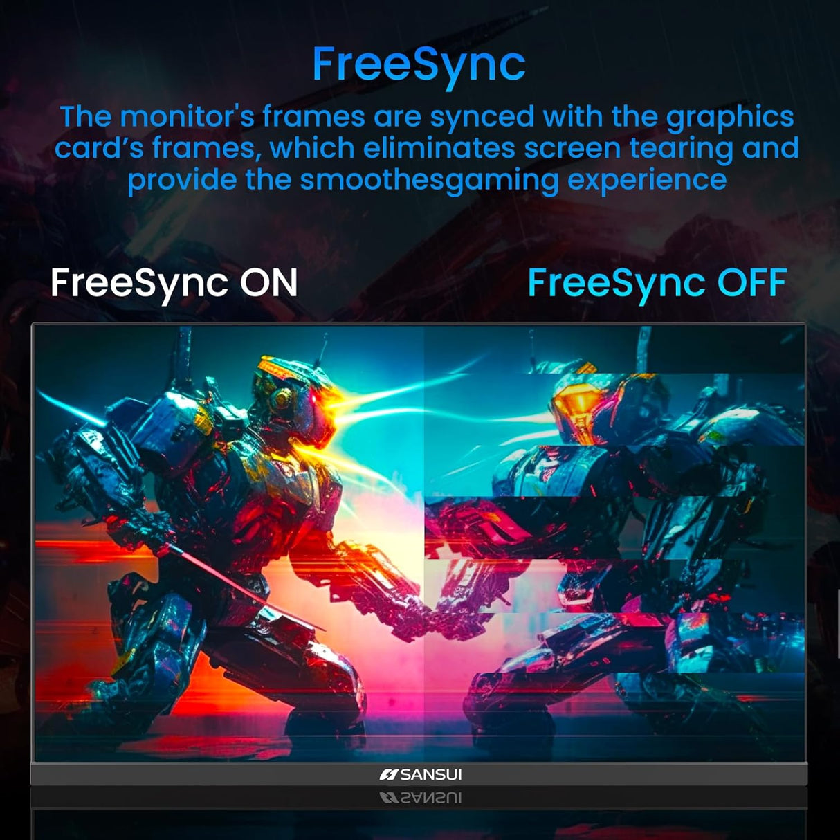 Monitor Gaming SANSUI 24 180Hz, IPS, 1ms, ES-G24F4