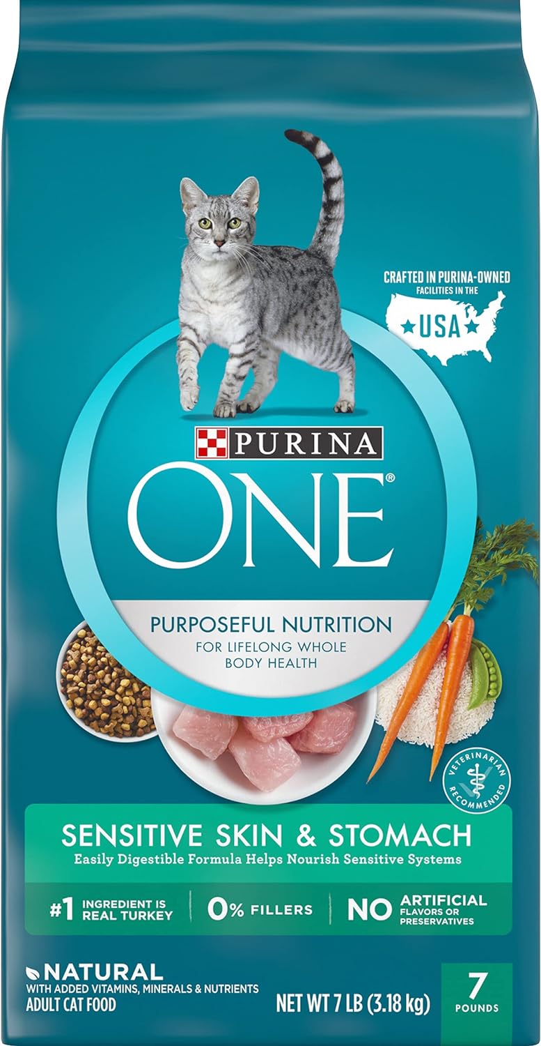 Alimento para gato adulto premium Purina One sistemas sensibles, Sistemas sensibles