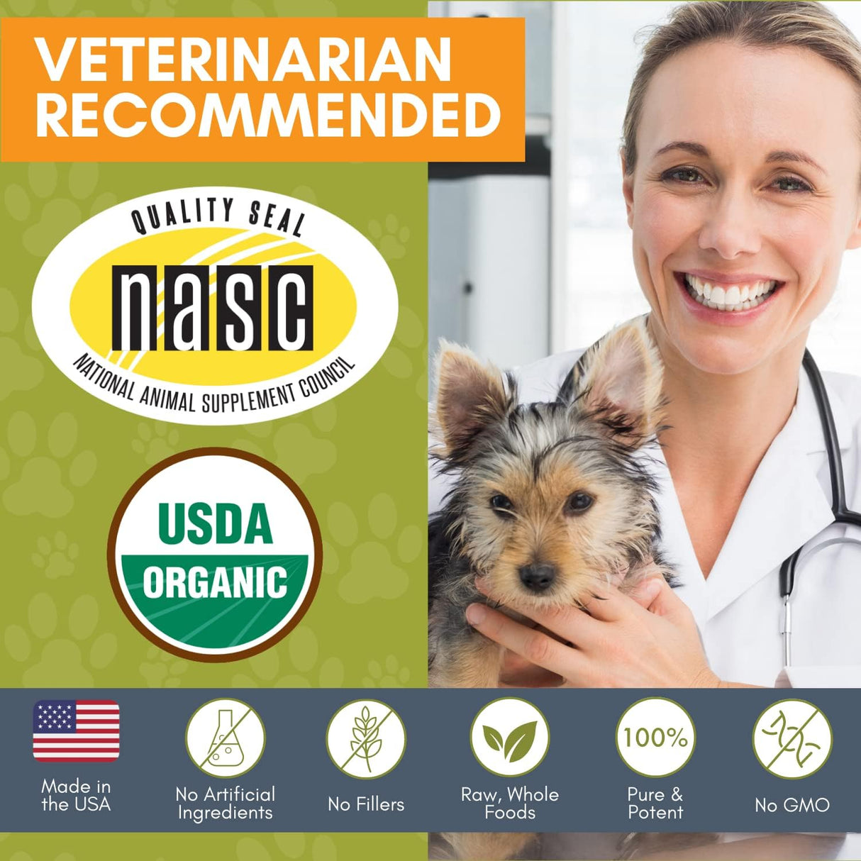 Suplementos orgánico para mascotas