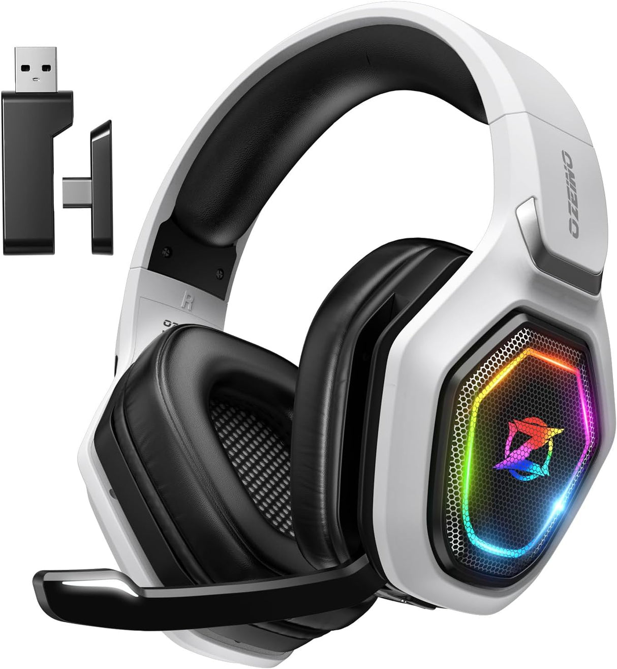 Auriculares Gaming Inalámbricos 2.4GHz - Pérdida Cero, 40H