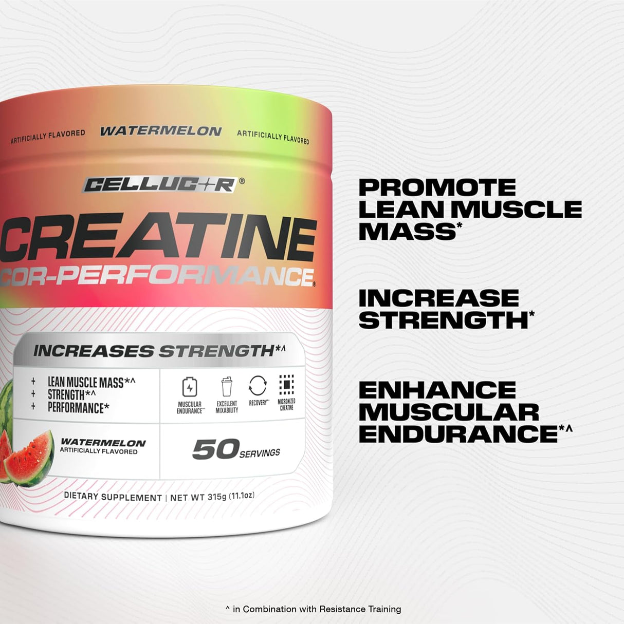 Creatina Cellucor en Polvo, Aumenta Fuerza y Resistencia, 50S