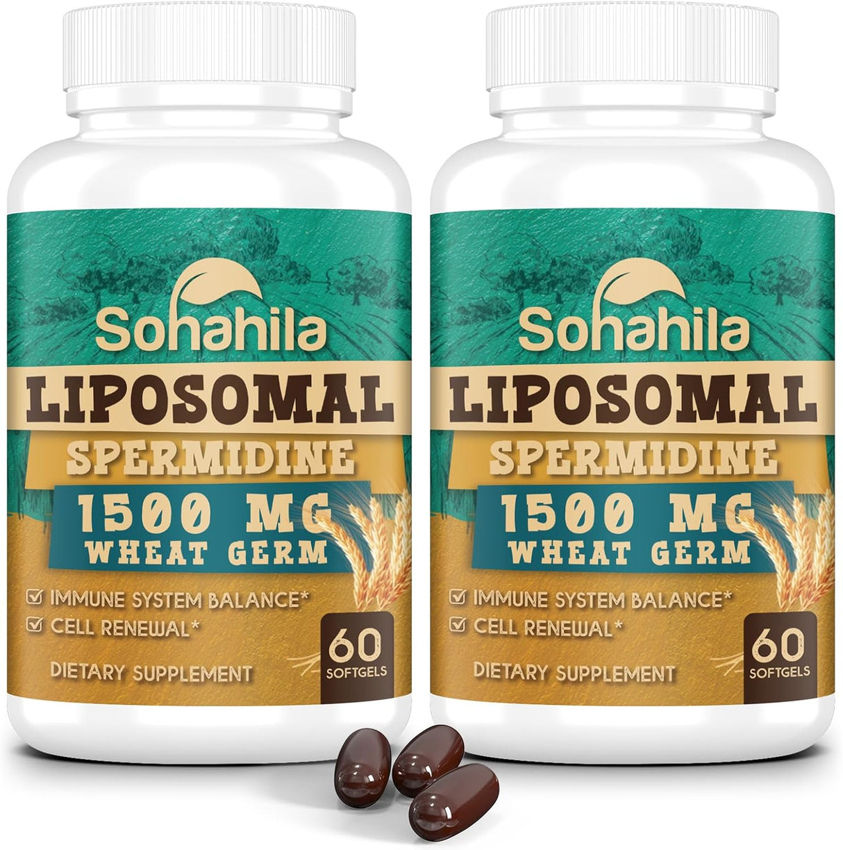 Suplemento de Espermidina 15 mg - Alta Absorción, 120 Cápsulas