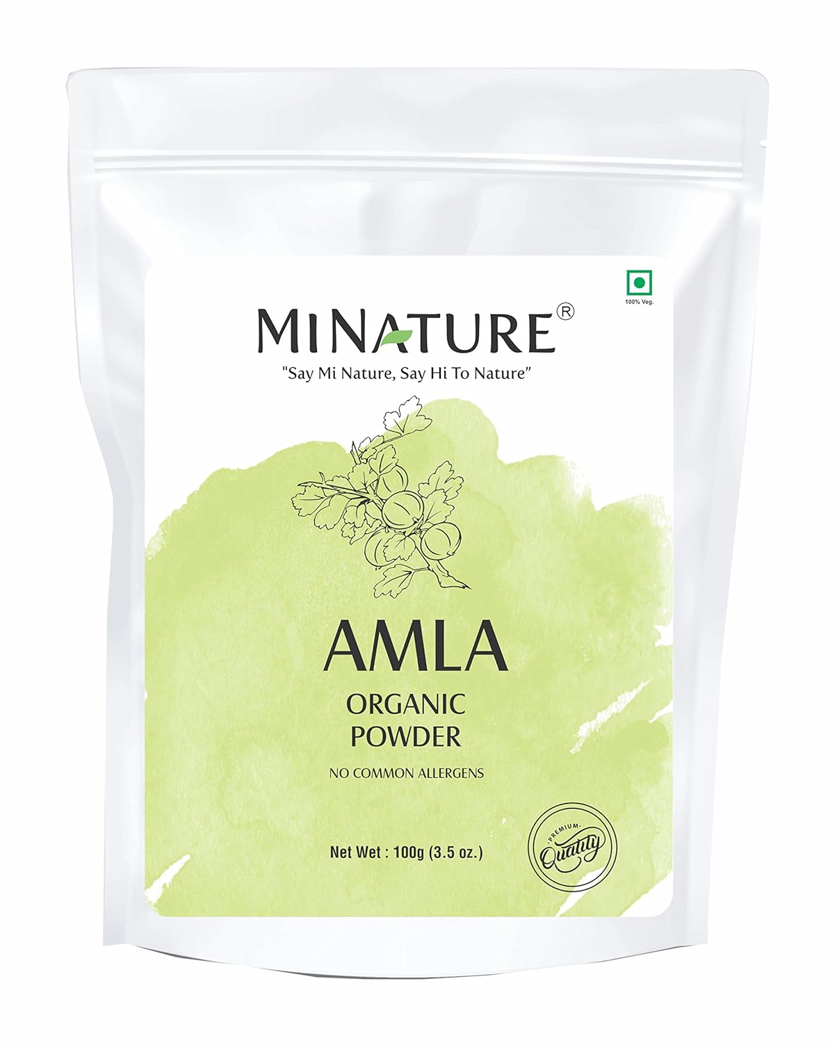Polvo de Amla Orgánico USDA, Rico en Vitamina C y Antioxidantes