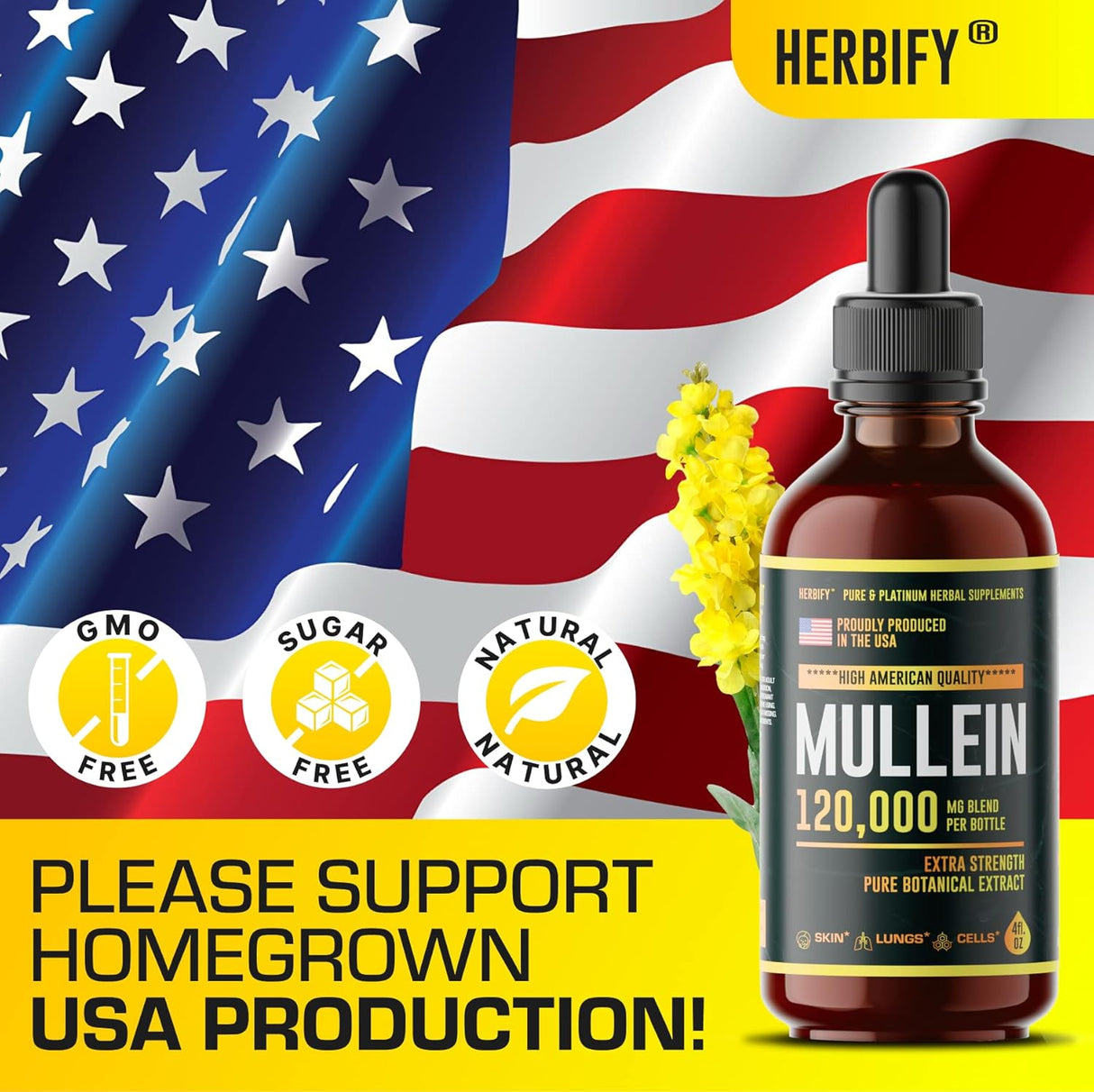 Suplemento Limpieza pulmonar Extracto de hoja Potente