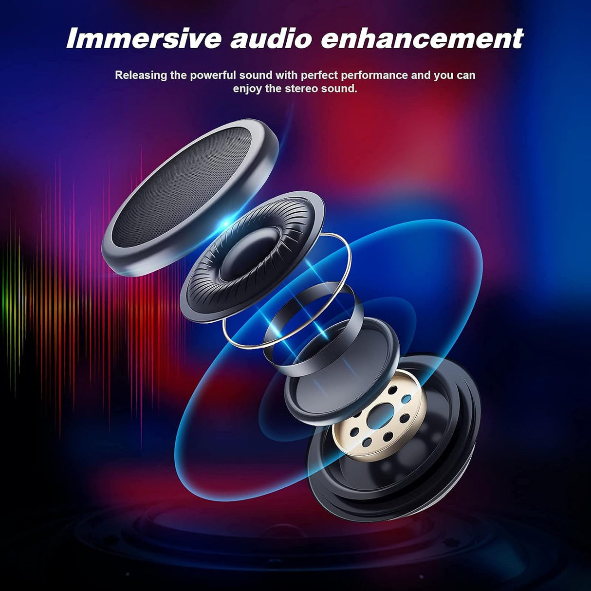 Silla para videojuegos con reposapiés y altavoces Bluetooth