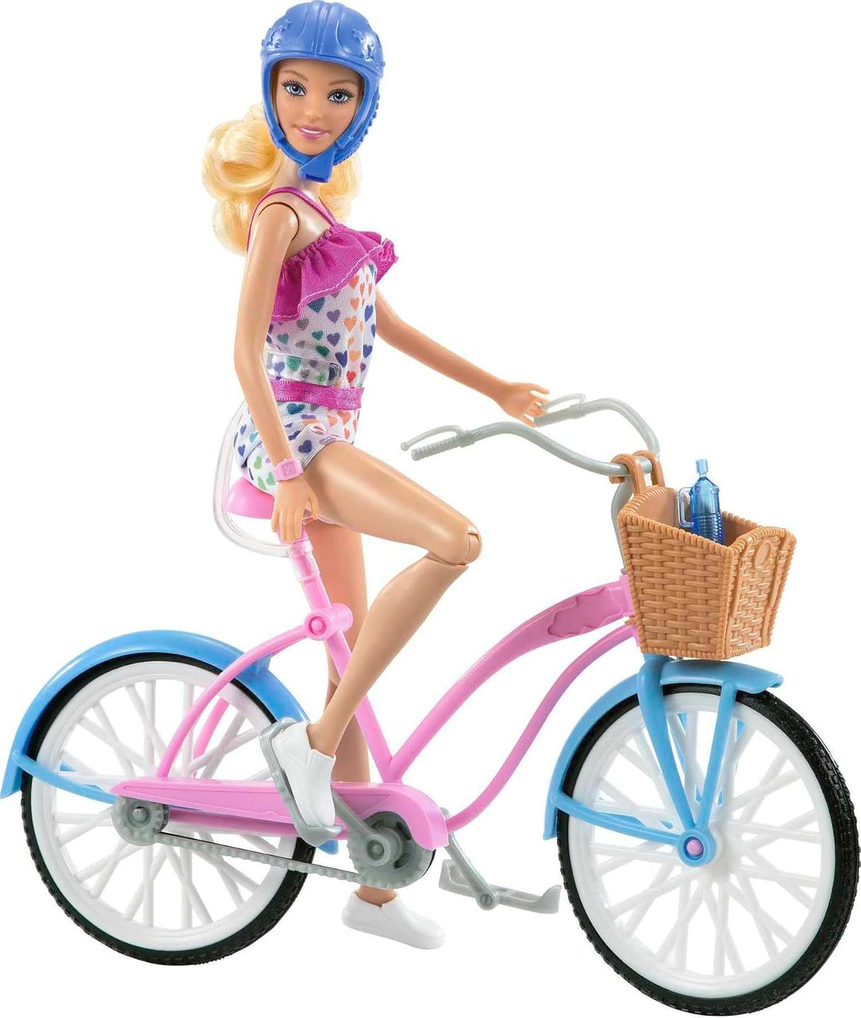 Set de Barbie con Bicicleta y Accesorios para Niños 3-7 años