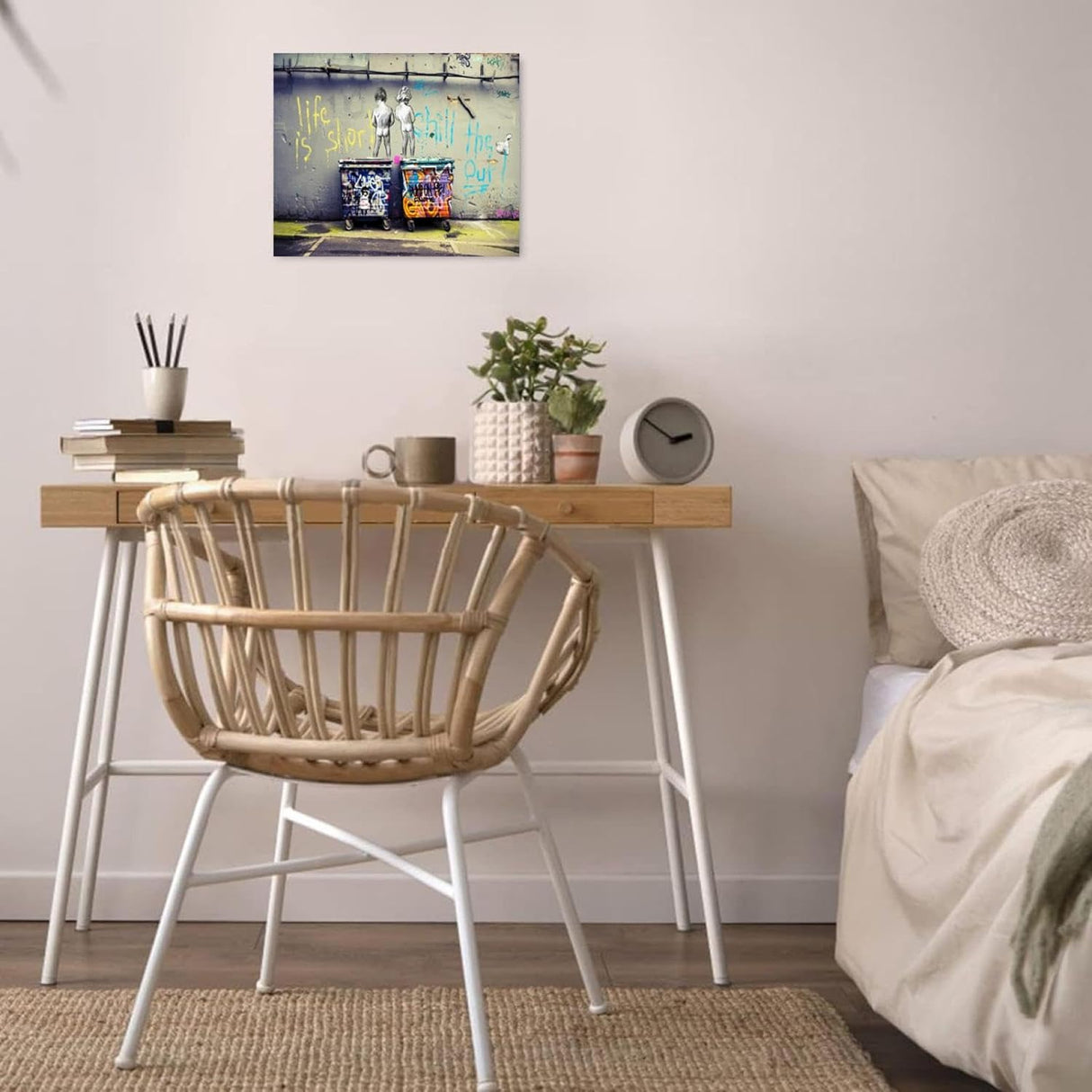 Pósteres artísticos Life Is Short Chill the Duck Out 16x24 pulgadas