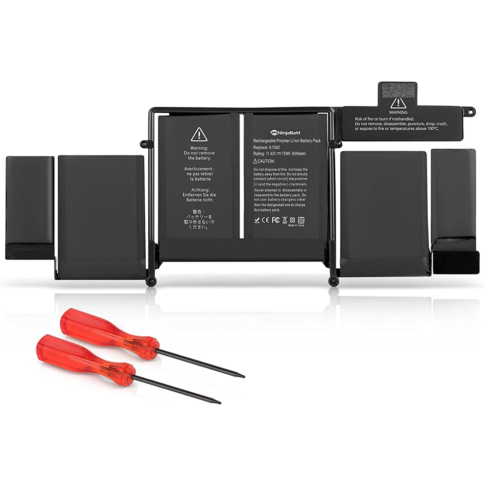 Batería A1502 A1582 para Apple MacBook Pro Retina A1493