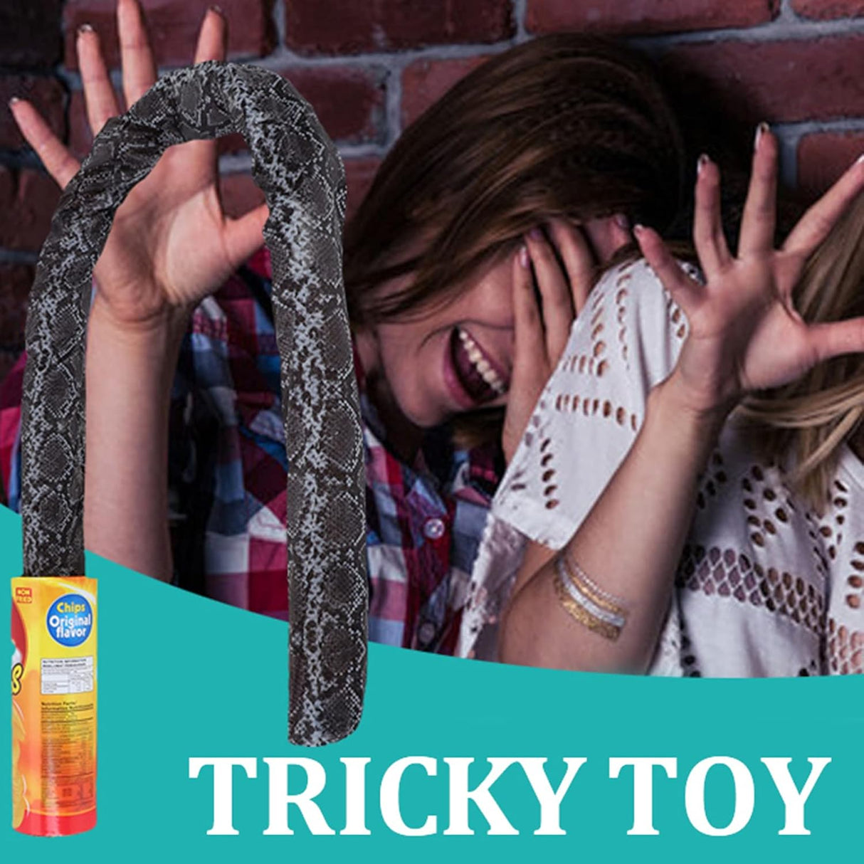 Juguete Tricky Toys, Serpiente Mágica en Lata, Sorpresa Divertida
