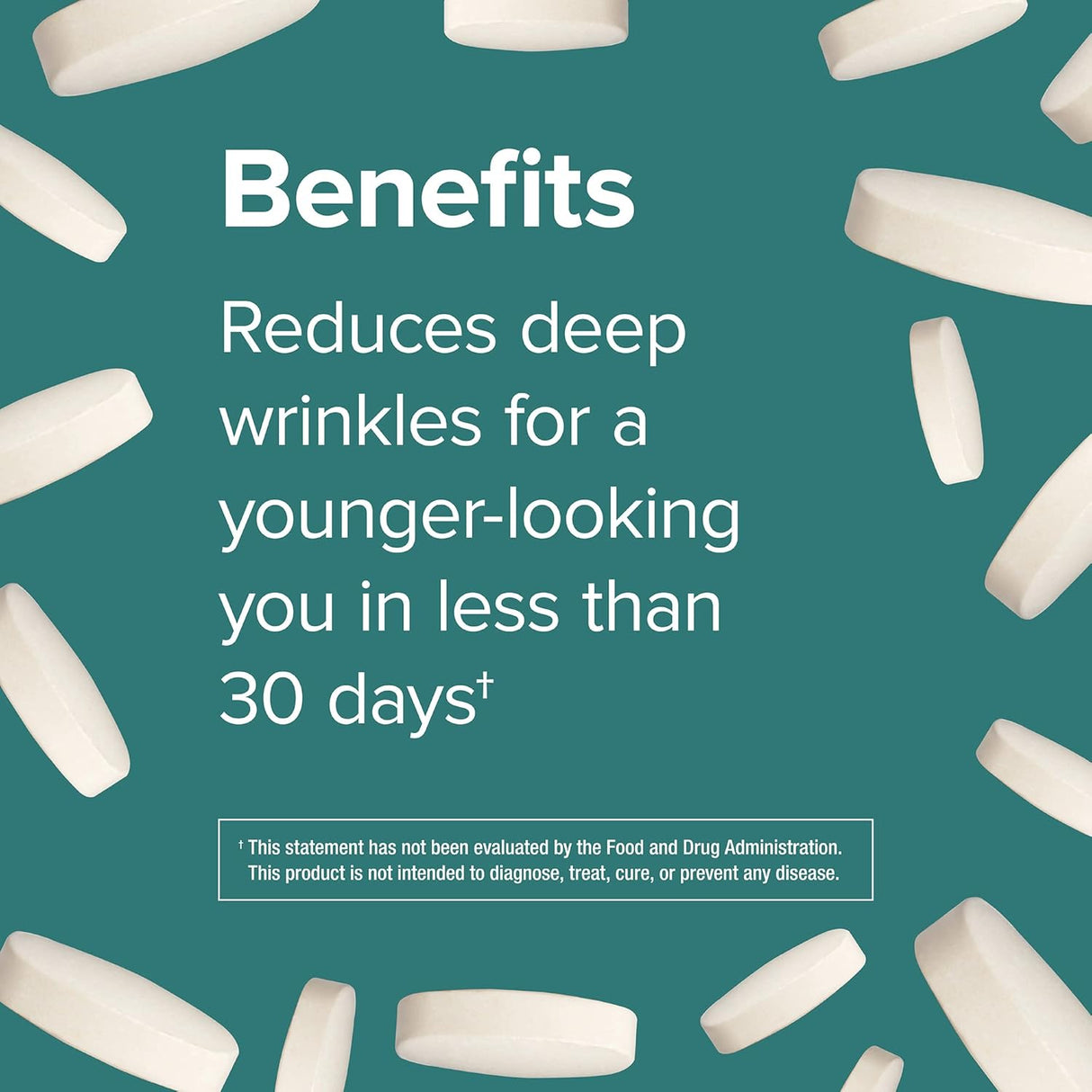 Suplemento Collagen30 con ácido hialurónico péptidos 180 und