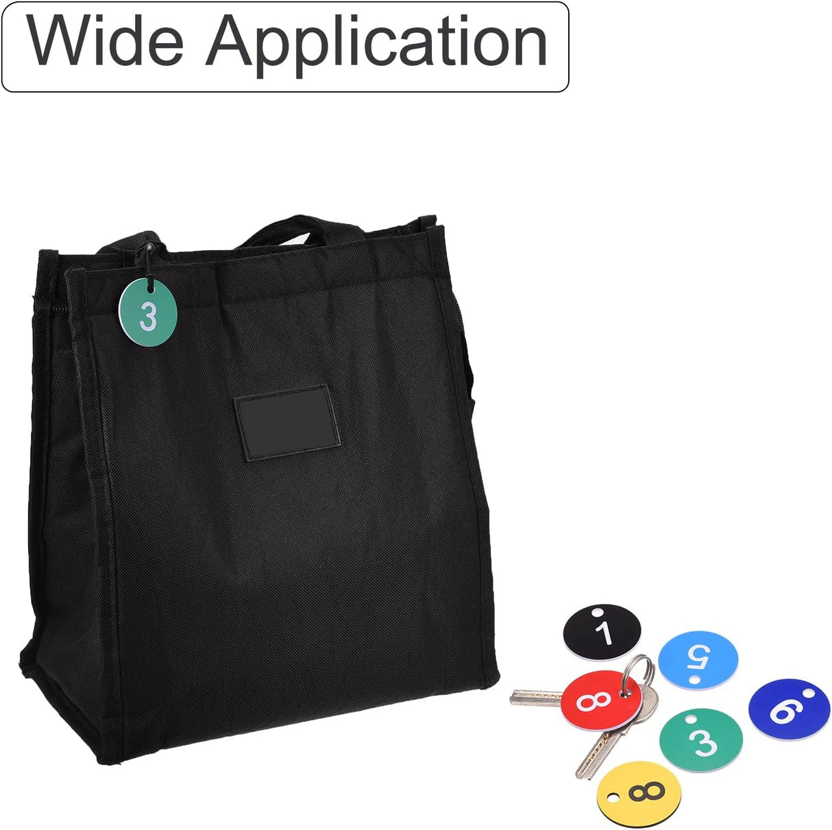 MECCANIXITY Etiqueta de identificación redonda del 1 al 50