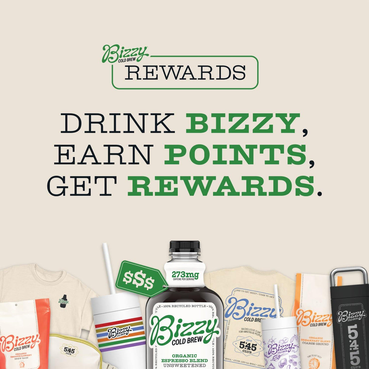 Café Frío Bizzy Decaf 100% Arábica 1 LB Proceso de Agua