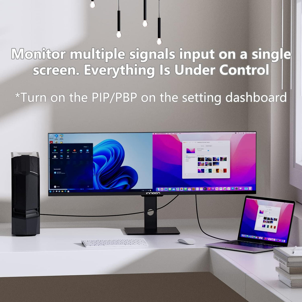 Monitor ultraancho 44C1G de 43.8 pulgadas WFHD Packard Bell