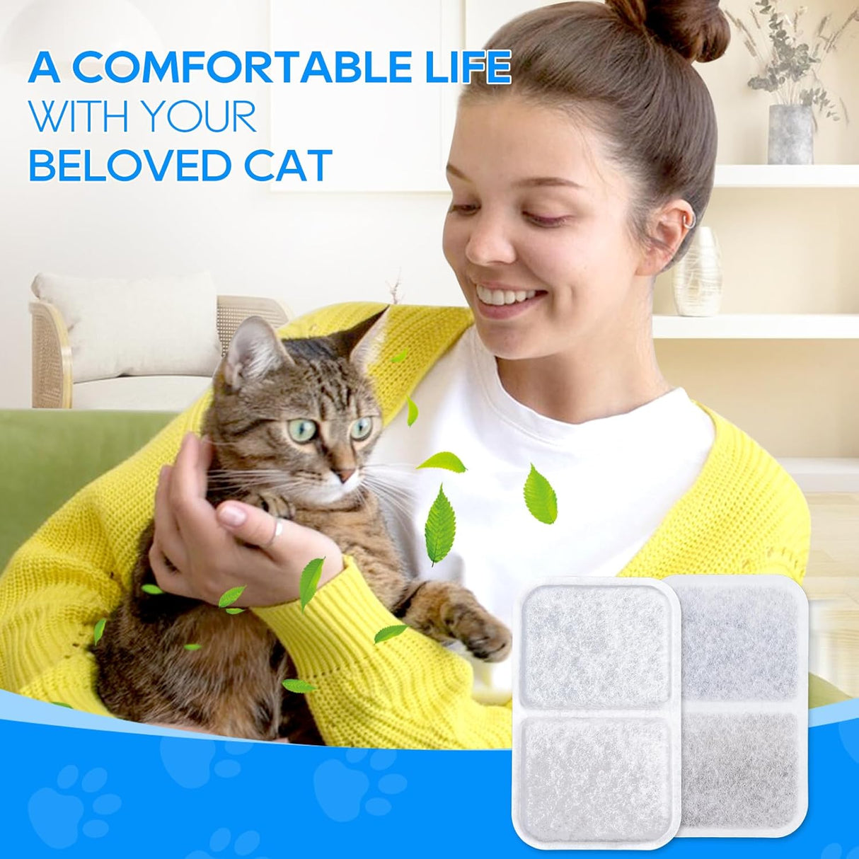 Filtro de Reemplazo para Caja de Arena de Gatos, Compatible Airsift