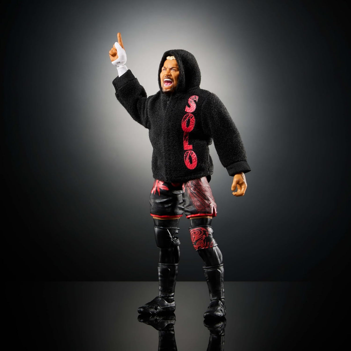 Figuras WWE Ultimate Edition Mattel Solo Sikoa 6, Articulación