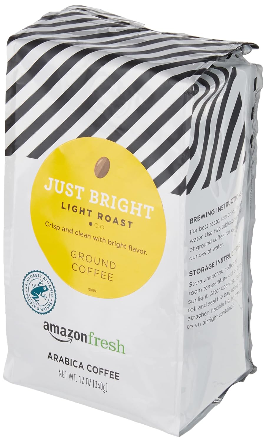 Café Molido Suave Amazon Fresh, 12 oz, Just Bright Ground Coffee