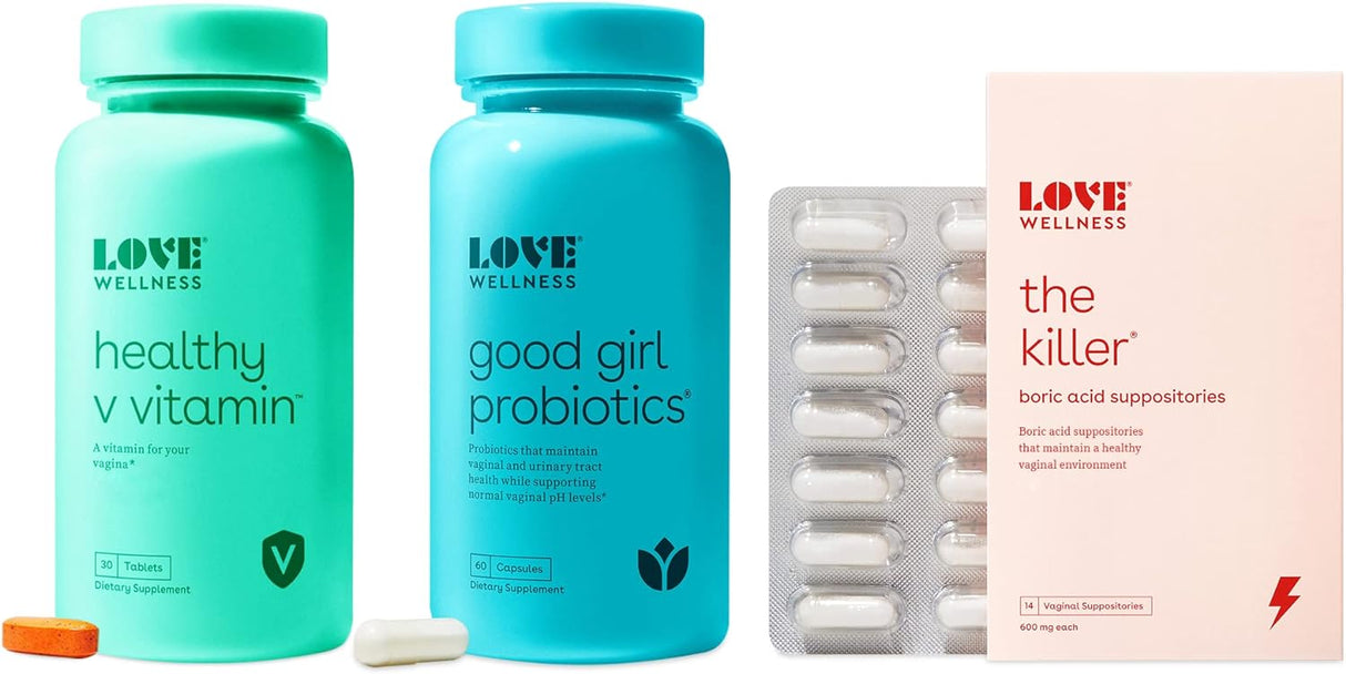 Love Wellnes Girl Probióticos y vitamina V saludable