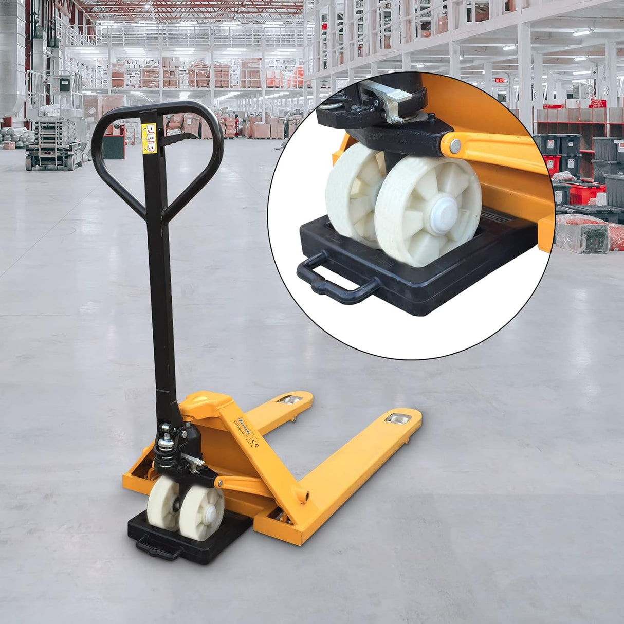 Cuña de goma para carretilla elevadora, 2 piezas, 14.2x11.2x2