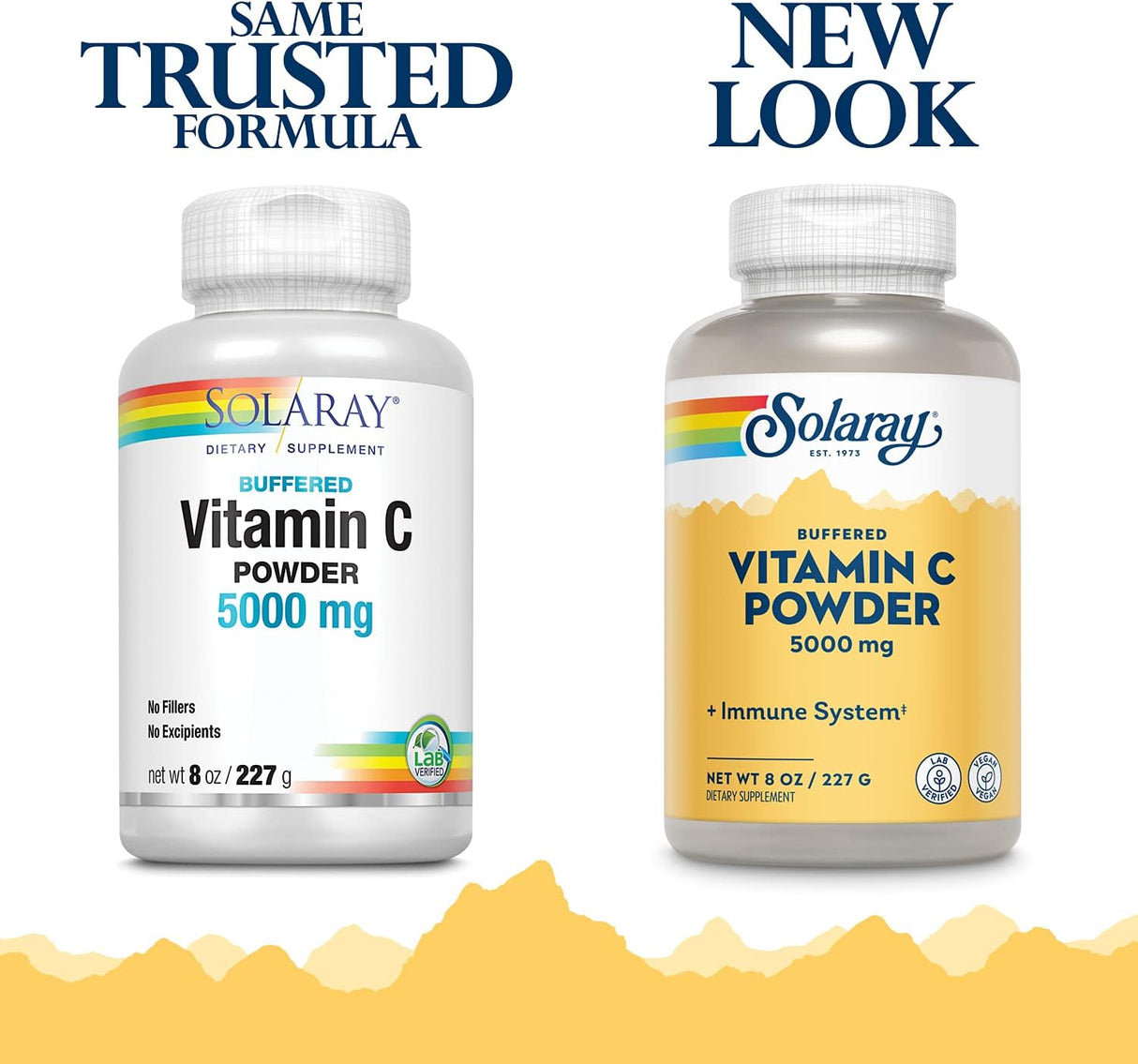 SOLARAY Vitamina C Cristalina 5000 mg Polvo tamponado