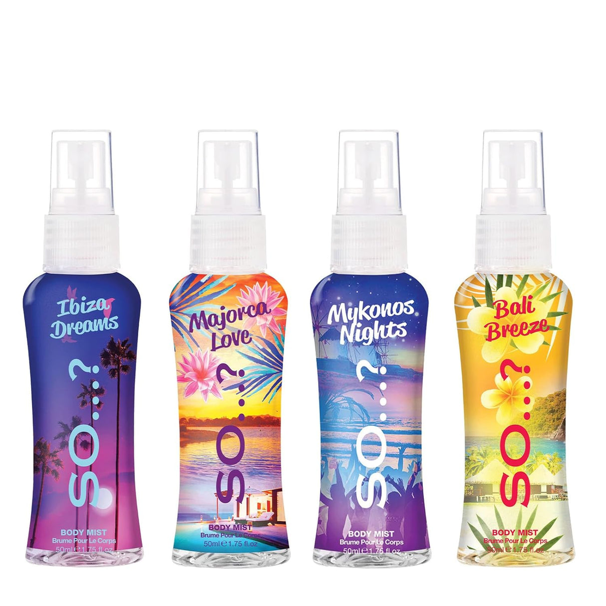 Set de Mists Corporales para Mujer - Vegano y Libre de Crueldad