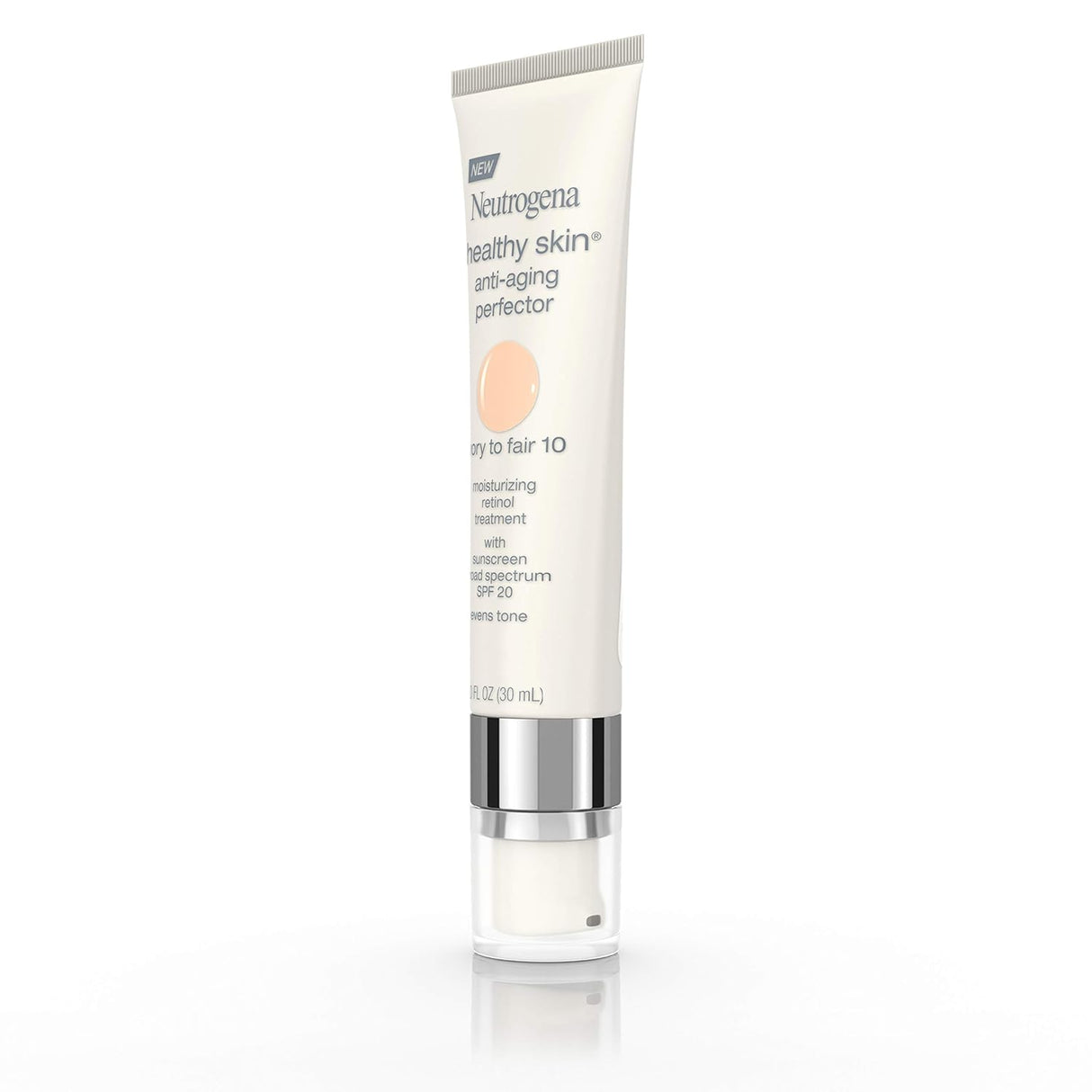 Crema hidratante facial con tinte y retinol SPF 20