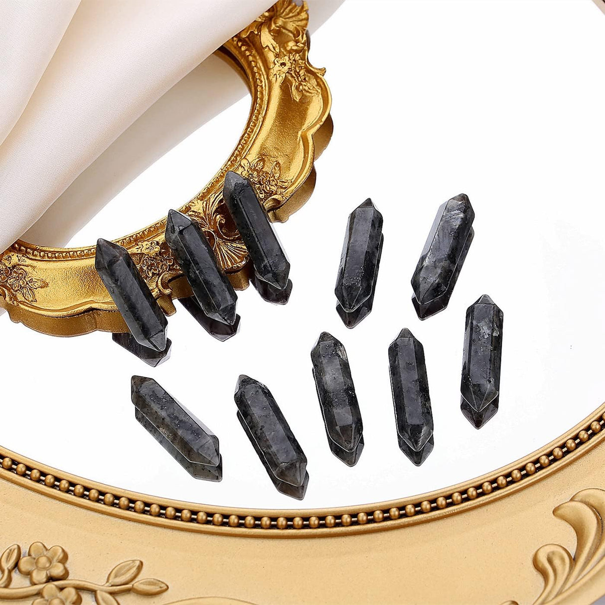 Varitas de Labradorita para Meditación y Terapia Energética