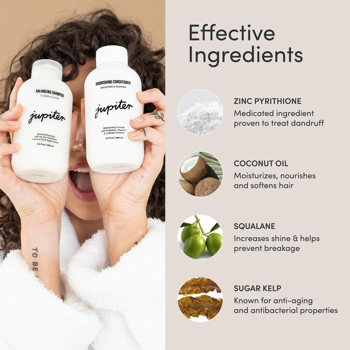 Champú y acondicionador anticaspa Jupiter