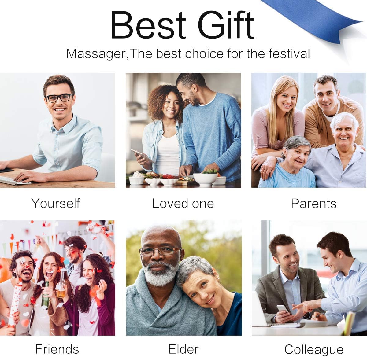 Masajeador Shiatsu Mo Cuishle 4D con Calor para Espalda y Cuello