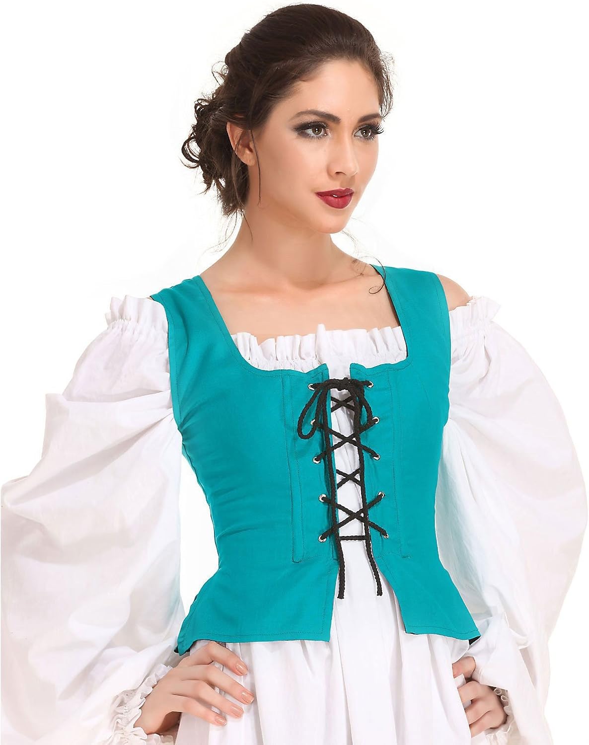 Disfraz de pirata azul talla M